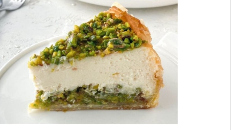 FISTIKLI BAKLAVALI CHEESECAKE